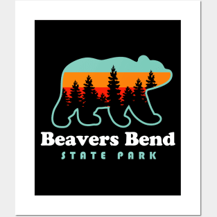 Beavers Bend State Park Oklahoma Camping Hiking Bear Posters and Art